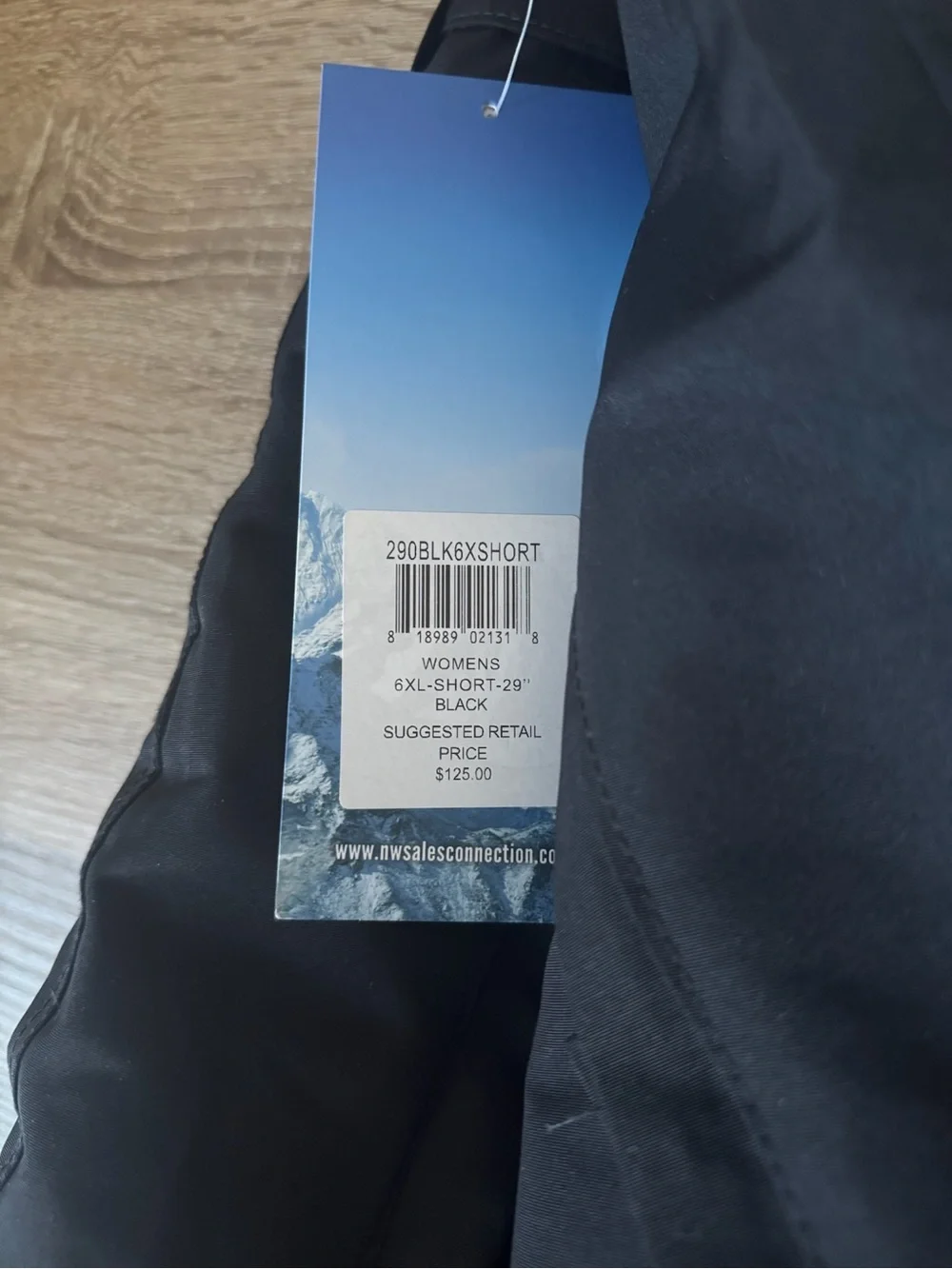 Snow Country Outwear Womens 6XL Short Black Insulated‎ Ski Snow Pants NWT